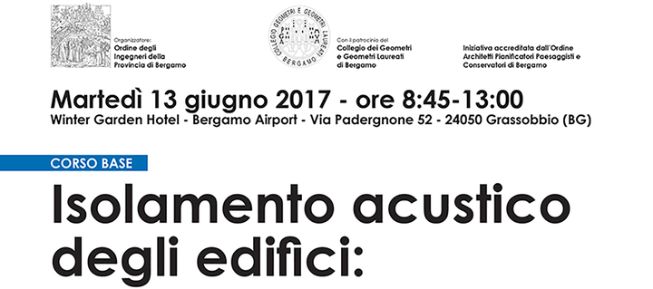 Isolamento acustico degli edifici a Bergamo Isolamento acustico degli edifici a Bergamo